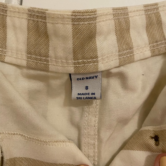 Old Navy Button Front Striped Skirt - Picture 4 of 4